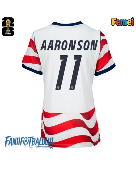 Statele Unite Brenden Aaronson #11 Echipament de Fotbal Replică Mondial 2026 Femei Acasa